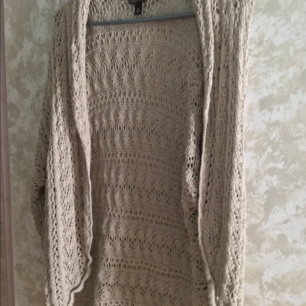 Dana Buchman crocheted shrug